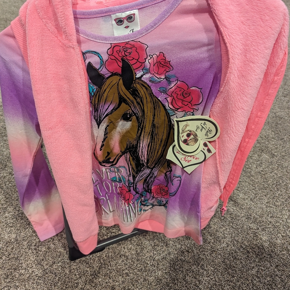 Girls shirt/vest combo
